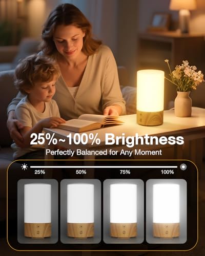Geecent Light Therapy Lamp 10000 Lux Sun Lamp, UV-Free with 3 Color Temperatures, 4 Brightness & Timer, Remote Control, Su...