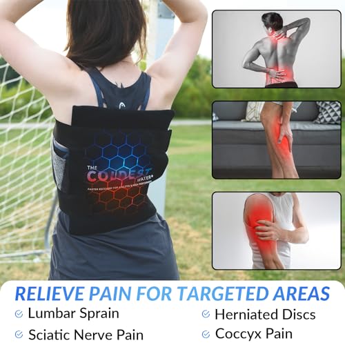 Coldest Ice Pack for Back Pain Relief - All Body Multipurpose Ice Pack for Lower Back Pain, Swelling, Bruises, Surgery, Cr...