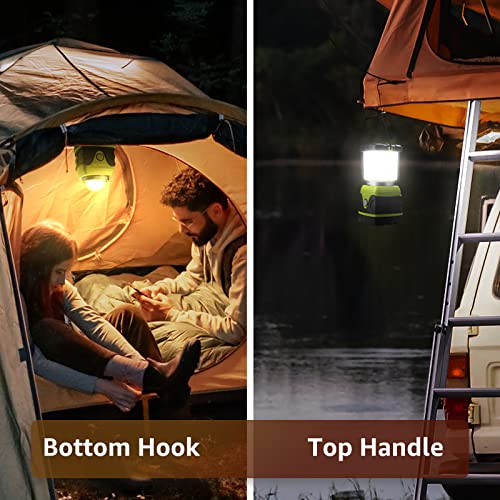 LE 1000LM Battery Powered LED Camping Lantern, Waterproof Tent Light with 4 Light Modes, Camping Essentials, Portable Lant...