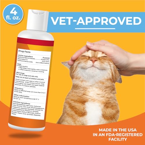 Paw Science Anti-Itch Hydrocortisone Moisturizing Lotion for Dogs & Cats – Hot Spot Treatment, Dog Itching Skin Relief, It...