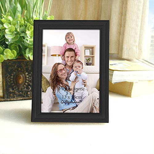 Giftgarden 5x7 Picture Frame Black 5 x 7 Photo Frames Bulk for Wall or Tabletop, 12 Pack
