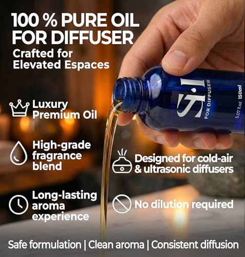 Inspired by 6-Star Hotel Monaco MC01 Hotel Diffuser Oil | 5.07 Fl oz (150 ml), Hotel Scent Oil for Ultrasonic & Waterless ...