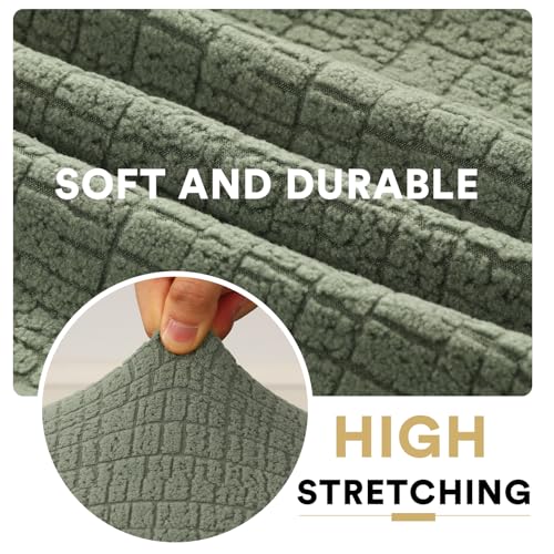 H.VERSAILTEX 100% Waterproof RV Dinette Cushion Covers Stretch Camper Cushion Slipcovers Anti-Slip Washable Seat Covers fo...