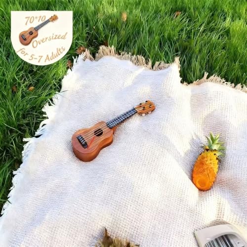 Zyntrytong 70"x 70" Picnic Blanket Extra Large,Layer Outdoor Blanket for 5 to 7 Adults,Camping Grass Lawn Park Accessories...