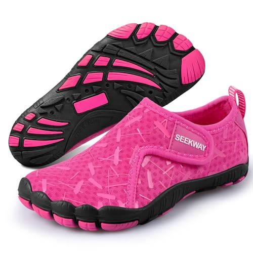 SEEKWAY Barefoot Water Shoes for Kids - Wide Toe Box and Quick-Dry Sand Shoes Toddler for Hiking Swim Beach Pool Kayak Spo...