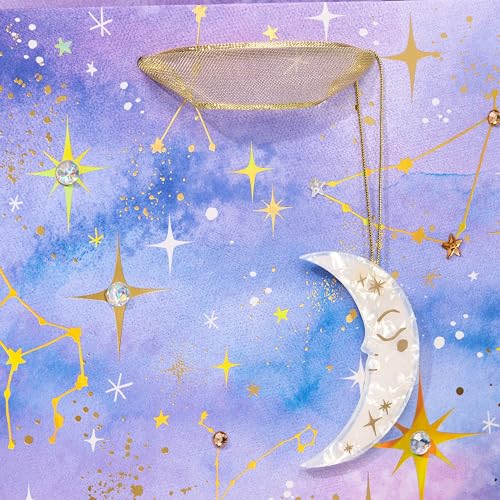 Papyrus 13" Large Gift Bag (Celestial Constellations) for Birthdays, Bridal Showers, Anniversaries and All Occasions (1 Bag)