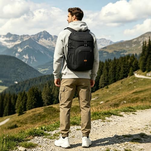 Pritent Cooler Backpack for Men Women Insulated Waterproof Backpack Cooler Leak Proof Cooler Bag Lightweight Lunch Backpac...