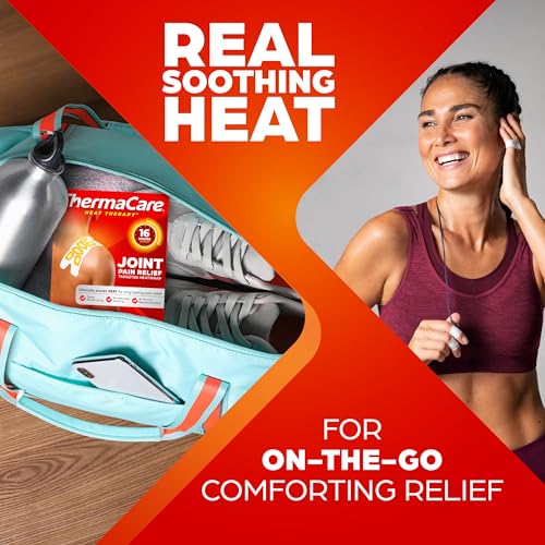 ThermaCare Portable Heating Pads - Adhesive, Disposable HeatWraps for Joint & Muscle Pain Relief - Multi-Purpose, Drug-Fre...