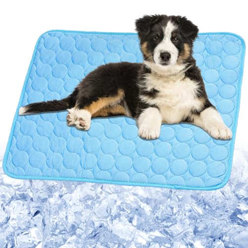 Dog Cooling Mat, 2025 Upgraded Cooling Blanket for Dogs, Washable Cool Mat for Dogs for Summer, Portable Pet Coolings Pad ...