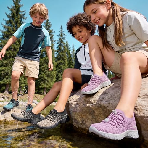 SEEKWAY Hiking Water Shoes for Kids and Toddler - Quick Dry Aqua Shoes and Barefoot for Surf Swim Beach Pool Kayak Sport A...