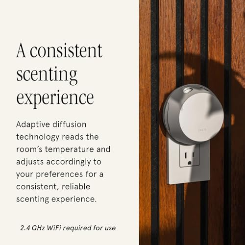 Pura 4 Smart Fragrance Diffuser - Adjustable Home Diffuser with LED Light & Automatic Vial Detection - Wi-Fi Device for Pe...
