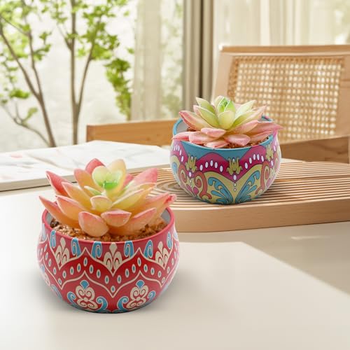 Scented Candles Gift Set for Women 4 Pack Soy Wax Candles with Dried Flowers Reusable Tin Aromatherapy Relaxation Gift for...