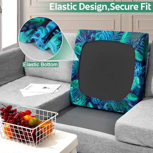 pickyNproud 8Pcs Patio Cushion Covers Stretch Outdoor Couch Cushions Slipcovers Replacement Washable Furniture Protector w...