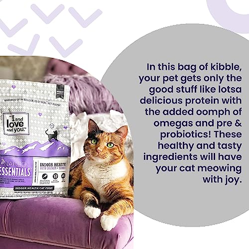 I and love and you Naked Essentials Dry Cat Food - Chicken + Duck - Grain Free, Real Meat, No Fillers, Prebiotics + Probio...