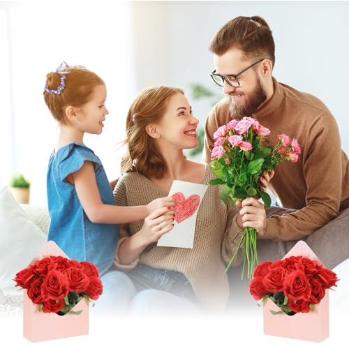 PATIKIL Florist Bouquet Envelope Box, 20 Pack Flower Bouquet Package Gift Folding Paper Boxes for Wedding, Party, Birthda...
