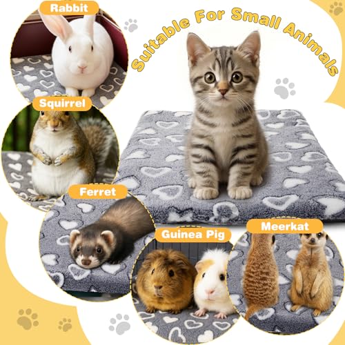 VitalCozy 3 Pcs Waterproof Reversible Dog Crate Pad Warm and Cool Dog Cats Bed Mat for Crates Sleeping Mat Cozy Heart Patt...