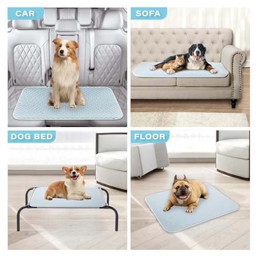 MICROCOSMOS Pet Cooling Mat & Sleeping Pad- Breathable Bubble Surface, EZ Clean. Keep Cooling for Pets, Kids and Adults in...