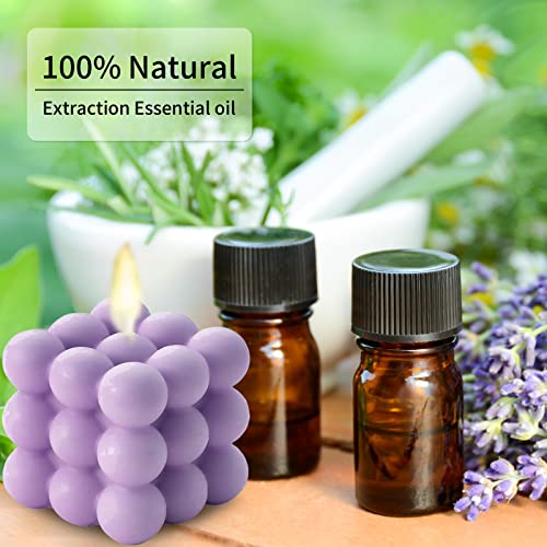 Aokala Scented Bubble Candles Gifts Set for Women, Large Candles for Home Decor Scented, 2 x 5.4 oz Soy Wax Aromatherapy C...