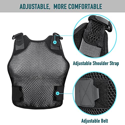 HUNTARMOR Adjustable Lightweight Ventilation Vest: Helps Increase Air Flow Under Tactical Gear Comfort