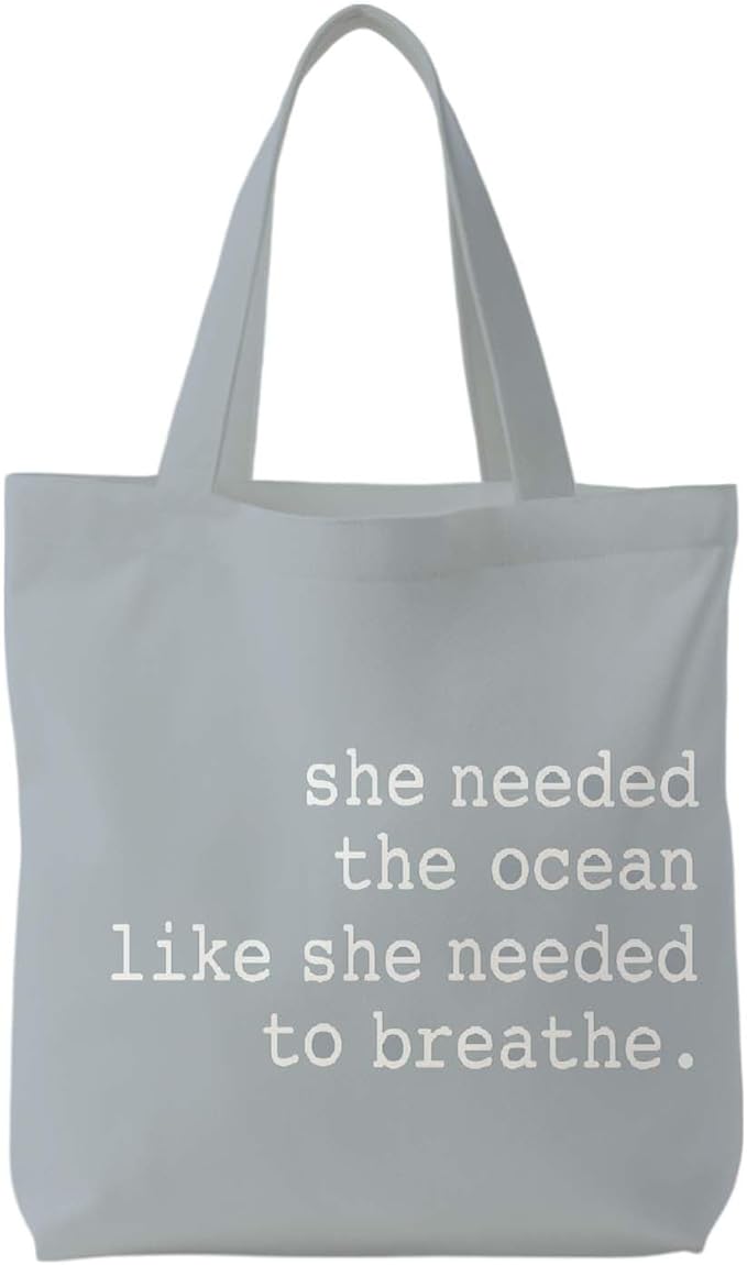 Likjad Regular Canvas Bag, Summer Beach Tote Bag for women,Reusable Grocery Shopping Bags