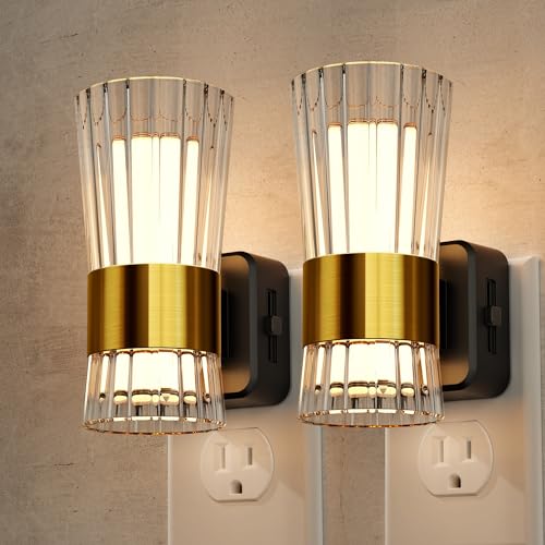 Briignite Night Light, Night Lights Plug into Wall, Soft White LED Nightlight for Kids, Adjustable Brightness 0-100LM, Dus...
