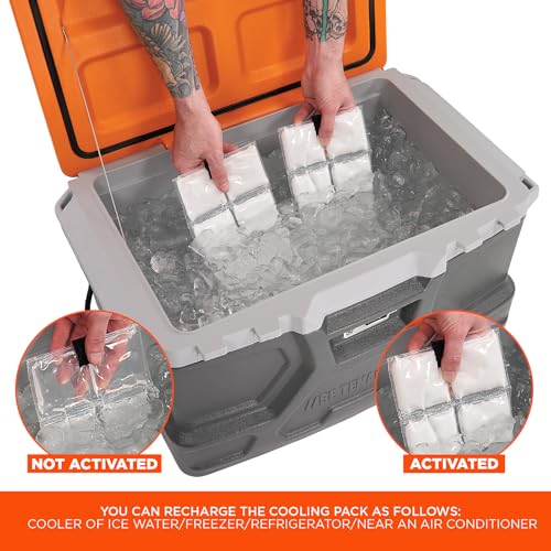 Ergodyne Cooling Vest with 4 Ice Packs, Lightweight, Quick Recharge Cooling, Chill Its 6260, L/XL