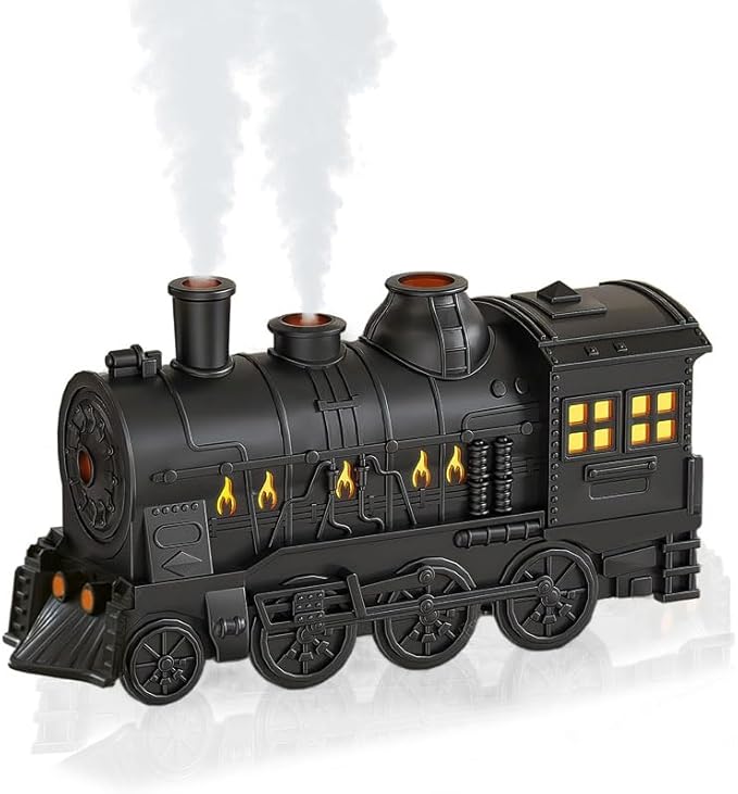 Train Diffusers for Essential Oils,300ml Magic Train Diffuser, Large Room Remote Control Aromatherapy Diffuser, Ultrasonic...