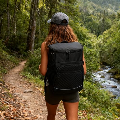 Cooler Backpack Insulated Leakproof Waterproof Backpack Cooler Bag 30/45 Cans, Large Capacity Lightweight Travel Camping B...