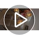 Da by Flameless Candle with Recessed Fairy Lamp, Dynamic Flame Candle Battery Powered with Timer & Remote Control 3-Piece Set