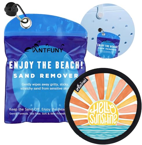 Sand Remover for Beach Cleaner Eraser for Family Wipe Off Mitt Duster Brush Vacation Trip Hawaii Honeymoon Essential Gift ...