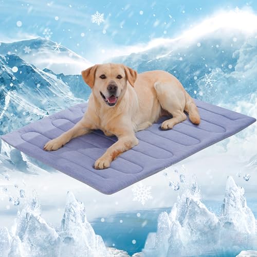 MARUNDA Dog Cooling Mat, No Need to Freeze Or Refrigerate This Cool Pet Pad Cat Mats- Keep Your Pet Cool, Machine Washable...