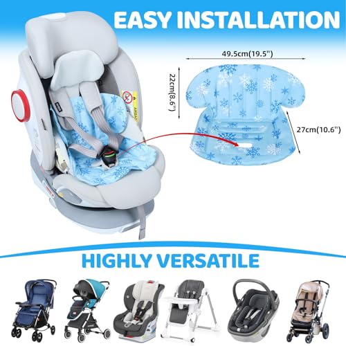 Orzbow Car Seat Cooling Pad with Insulated Bag, Gel Car Seat Cooler Pad for Babies, Toddler, Infant, Portable Cooling Mat ...