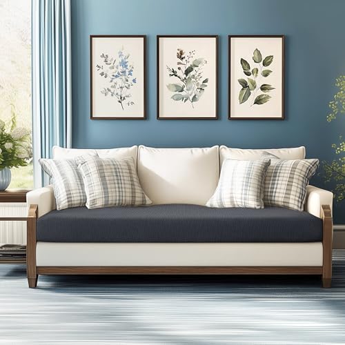 CHUN YI Large Couch Cushion Cover Stretch for 3 Set Sofa, Sofa Seat Slipcovers for Pets, Suitable for Armchair Loveseat So...