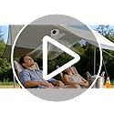 Portable Camping Fan, 7200 mAh Tent Fans with LED Light, Remote Control, Detachable Blades and Hook 4 Speeds 3 Brightness ...