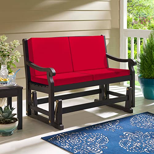 GUEGLSA Waterproof Outdoor Cushion Covers 22x22x4, Patio Replacement Cushion Slipcovers, Chair Cushion Slip Cover, Set of ...