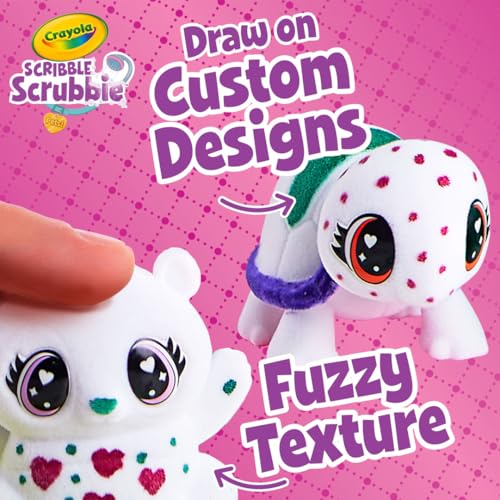 Crayola Scribble Scrubbie Pets Mega Set (25+ pcs), Reusable Pet Care Toy, Toys for Girls & Boys, Gift for Kids, Ages 3, 4, 5
