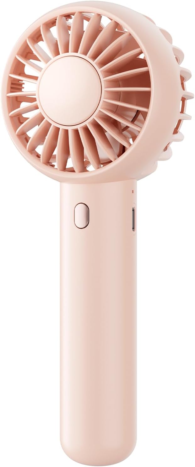 Gaiatop Mini Portable Fan, Small and Powerful, Cute Design 3 Speed Personal Handheld fan and Desktop with Base, Lightweigh...