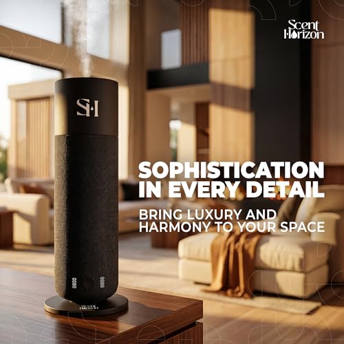 Hotel Waterless Diffuser, Tower Design Upgrade 2026 | 5-Star Hotel Premium Cold Air Oil Diffuser for Large Homes, Offices,...