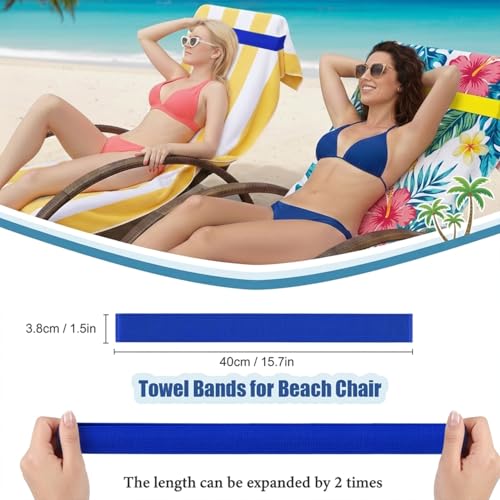 Exqusdy 2 in 1 Sand Remover for Beach + Elastic Towel Bands for Cruise Chair – Powder Puff with Talc-Free Formula, Windpro...