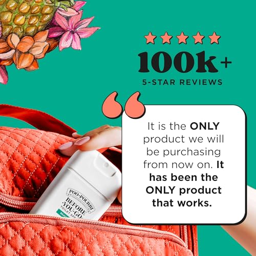 Poo-Pourri Before-You-Go Pocket Toilet Spray, Travel Essentials, Beach Bum, 1 Fl Oz, Up to 50 Uses, On-The-Go Bathroom Odo...