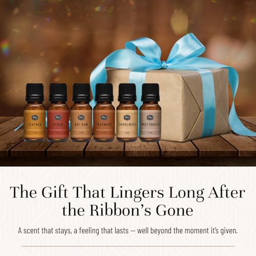 P&J Trading Fragrance Oils for Diffusers for Home Gentlemen's Set Fragrance Scents for Candle Making - Soap Making Supplie...
