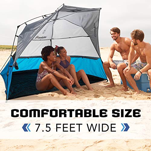 Franklin Sports Sideline Sunblocker Shelter - Easy Set Up - Portable and UPF 50+ Protected Design - Great for Beach and Sp...