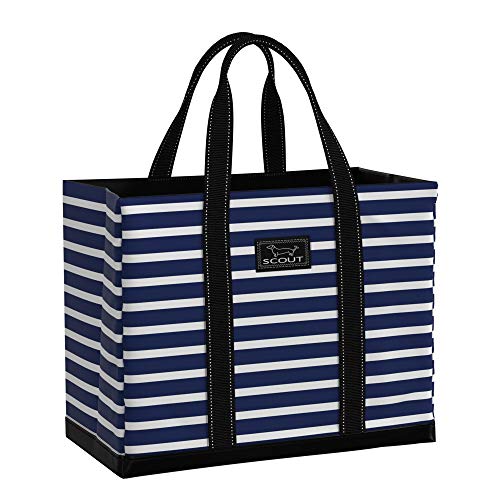 SCOUT Original Deano Tote - Durable Lightweight Open Top Beach, Pool & Lake Bag, Inside Zip Pocket, Folds Flat