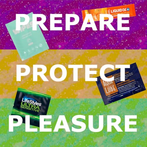 Intimate Essentials Travel Kit, Wellness Support Pack with Personal Care Items, 8 Pieces