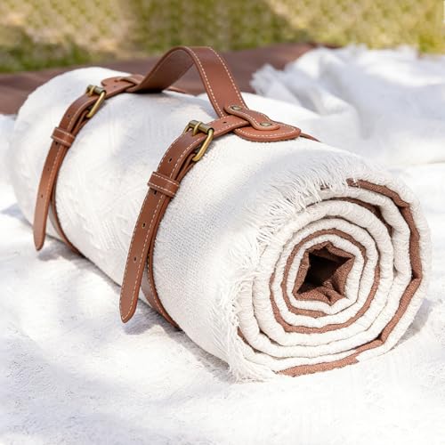 Tiny Land Picnic Blankets, 2 in1 Double Layer Waterproof Mat + Blanket, Foldable Beach Mat,Outdoor Blanket, Portable Campi...