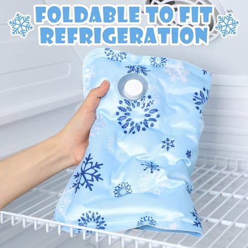 LemonRoad 2 Pack Reusable Freezable Ice Mat Sheets for Coolers Ice Mat Chill for Food Trays Cooling Charcuterie Cooler Bla...