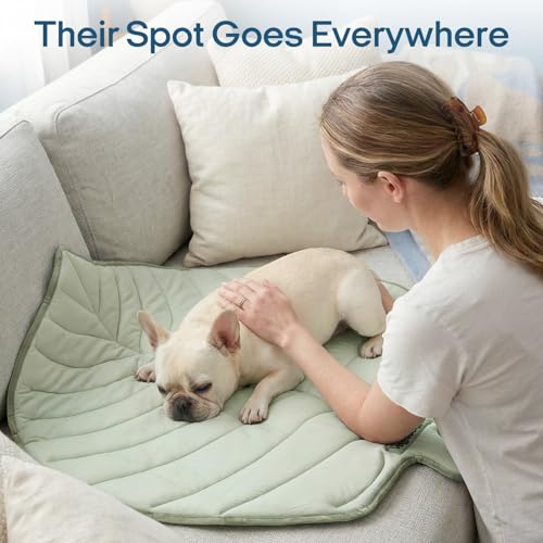 Vagascape Dog Cooling Mat, Washable Pet Cooling Mat, 35" x 33" Thick & Durable Large Cooling Mat for Dogs, Portable Foldab...