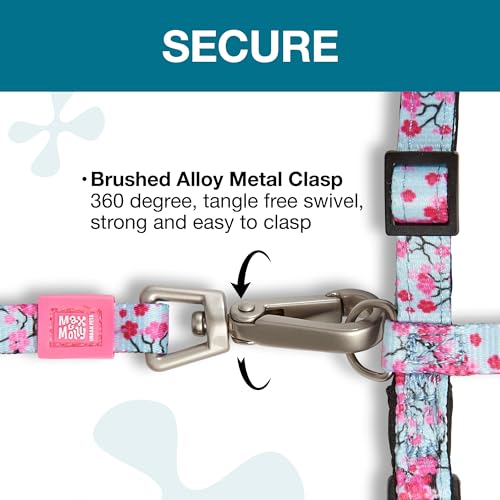 Max and Molly Adjustable Cat Harness and Leash Set - Escape-Proof Cat Harness with Leash for Outdoor Walking and Explorin...