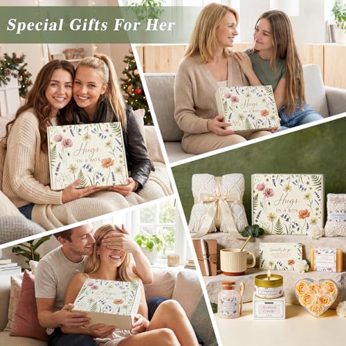 GIFTINBOX Mother s Day Gifts for Mom Wife Grandma, Birthday Gifts for Women, Gift Baskets for Women Spa, Self Care Packag...