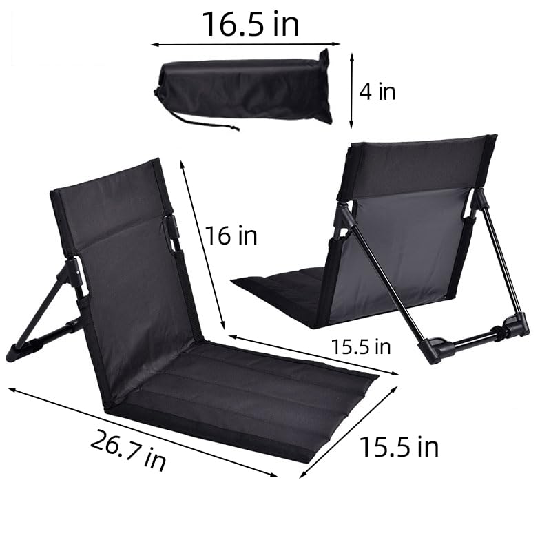 Nyeullcy Outdoor Camping Backrest,Lightweight Foldable Chair,Park Leisure backrest,Beach Portable Single Lazy Chair,Alumin...